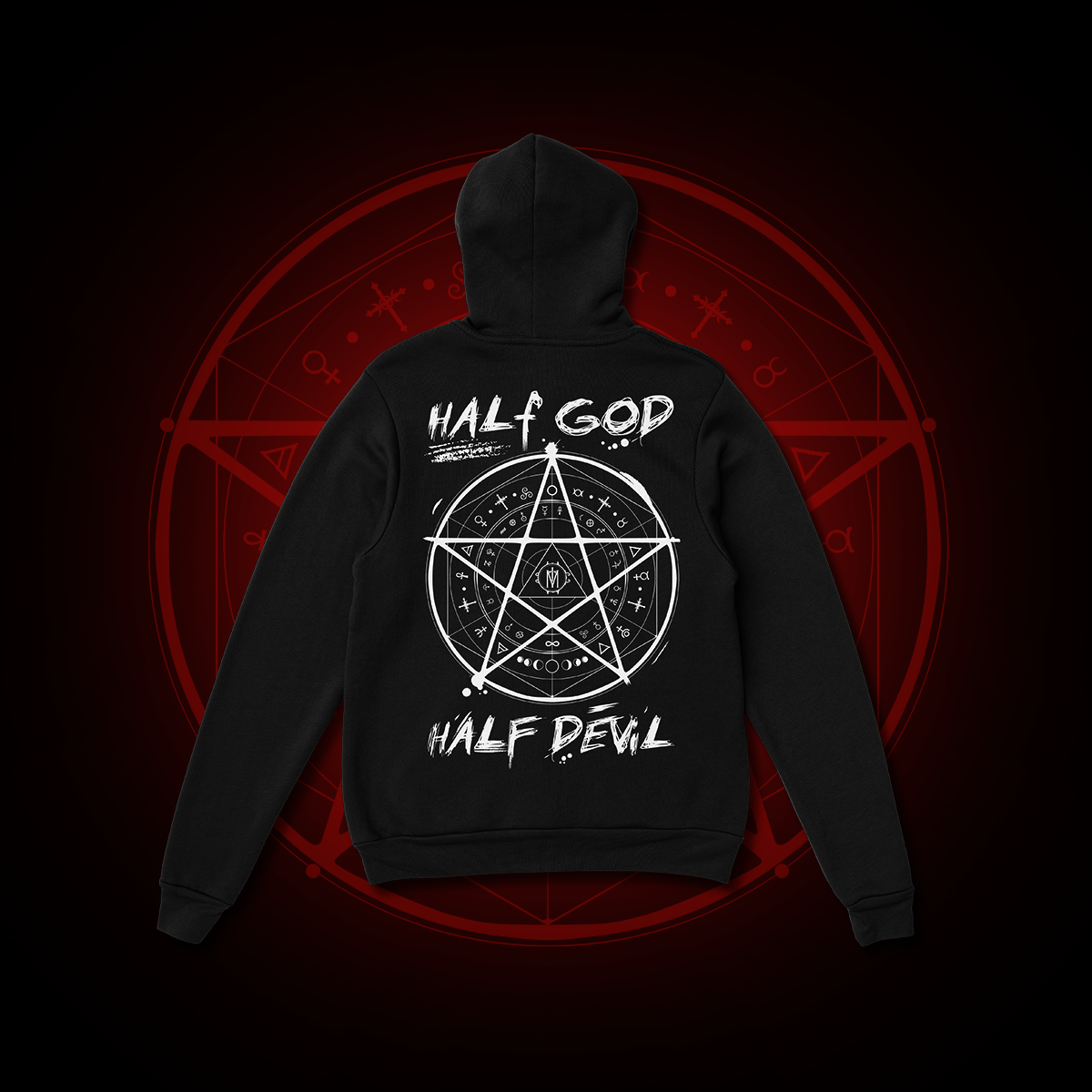 Half God Half Devil Hoodie - Main Image