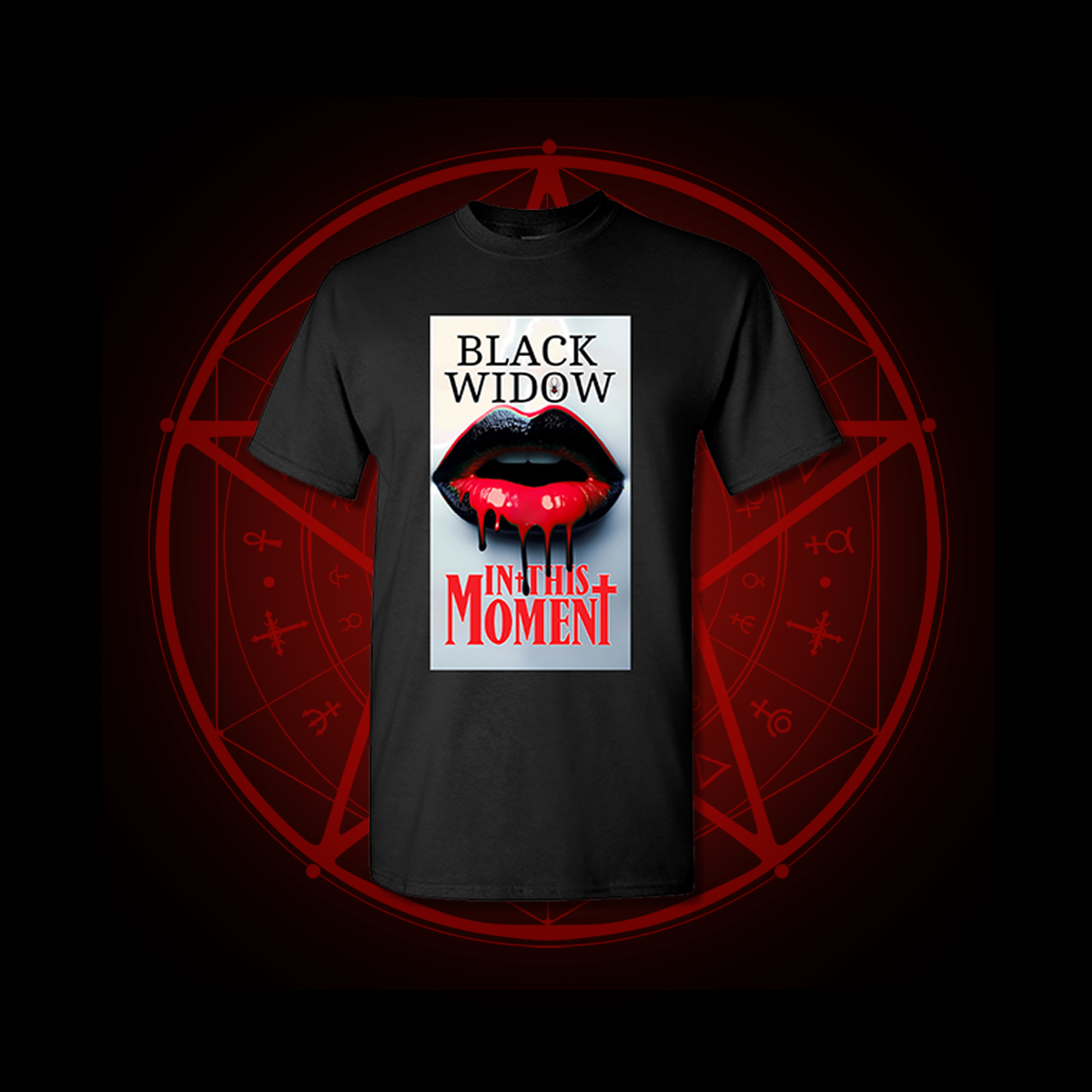 Black Widow Lips Unisex Tee