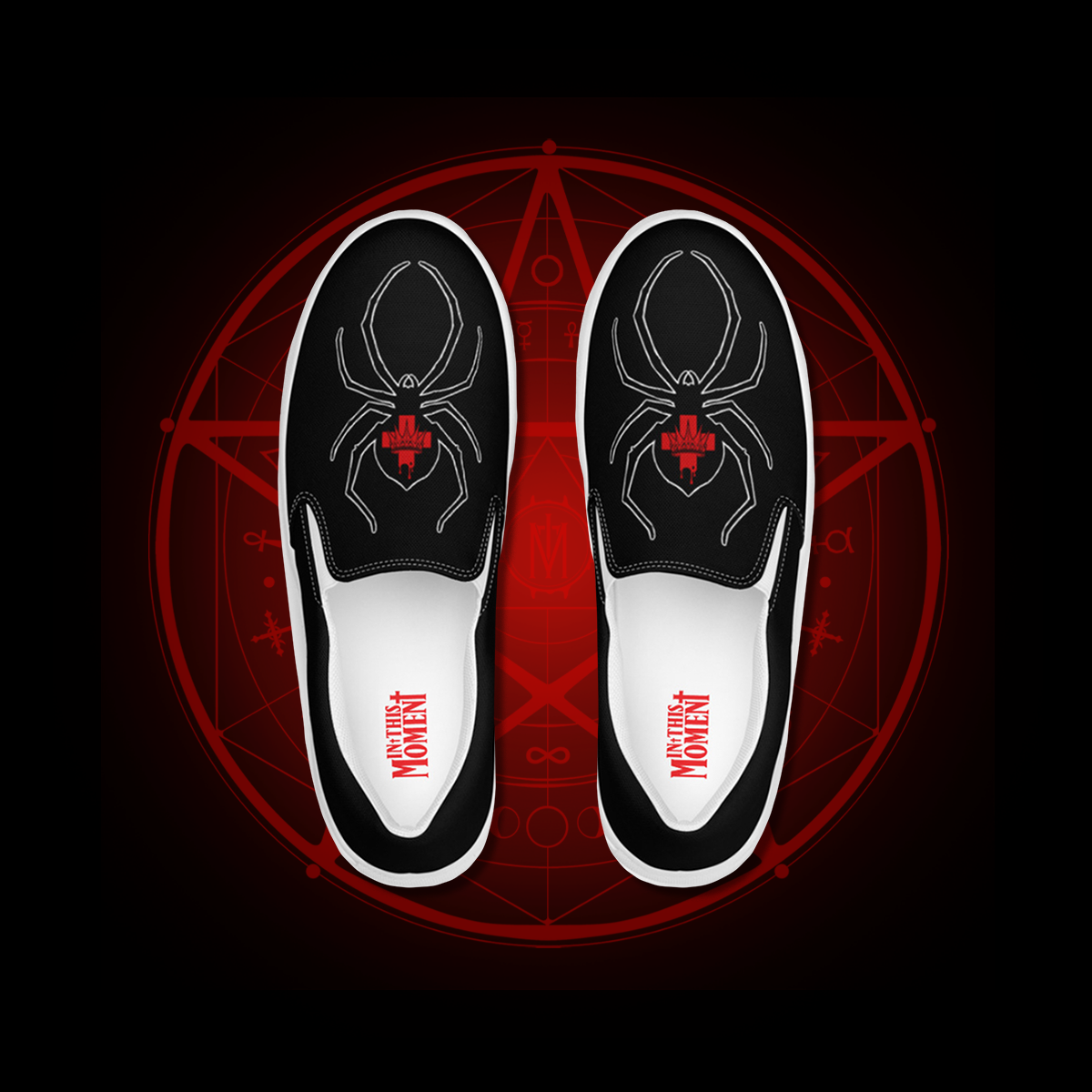 Black Widow Slip-On Men's Shoes