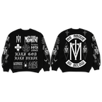 As Above Black Crewneck Sweater