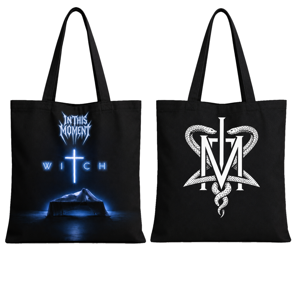 Witch Album Oversized Tote with Pocket
