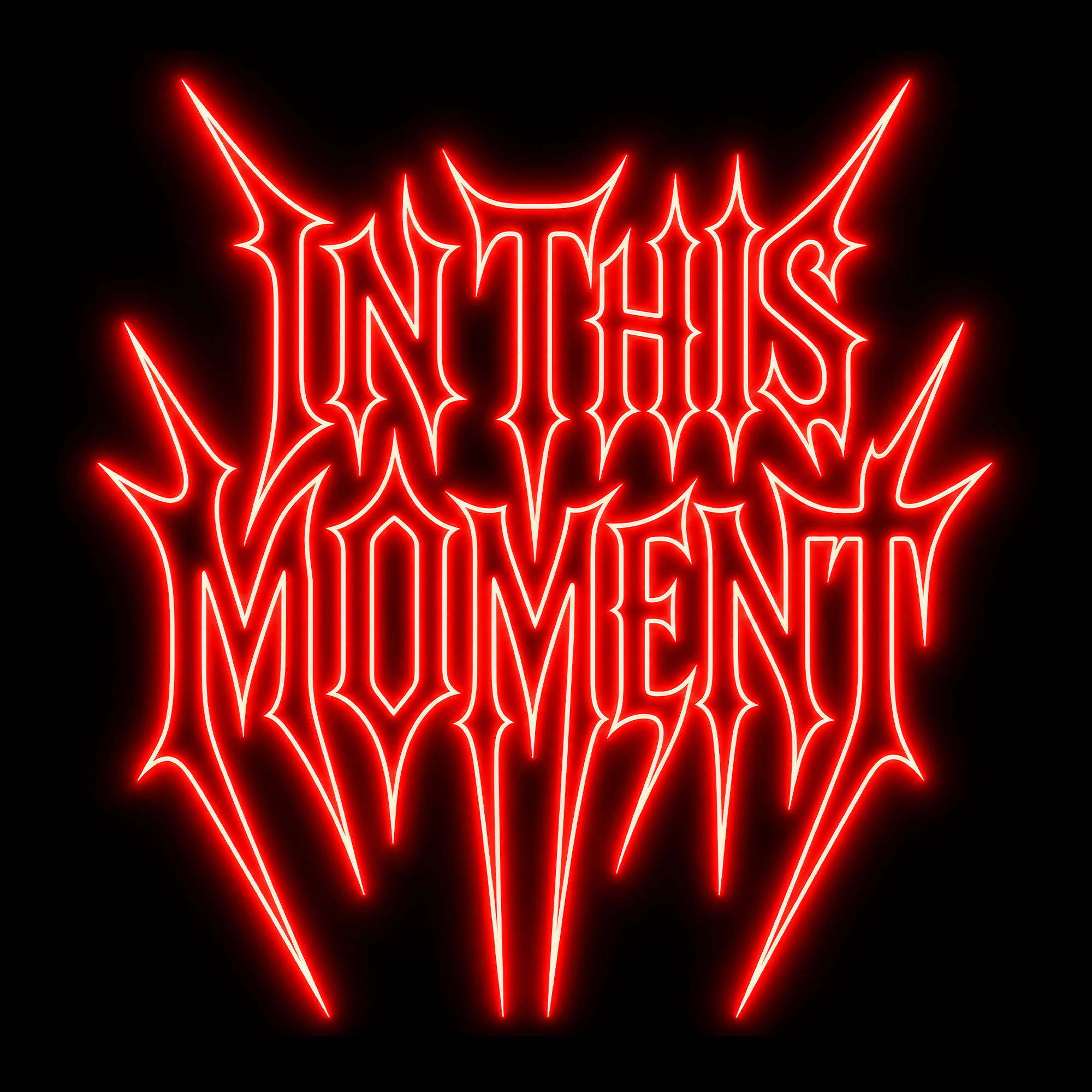 Red Outline Logo 3x3" Vinyl Sticker