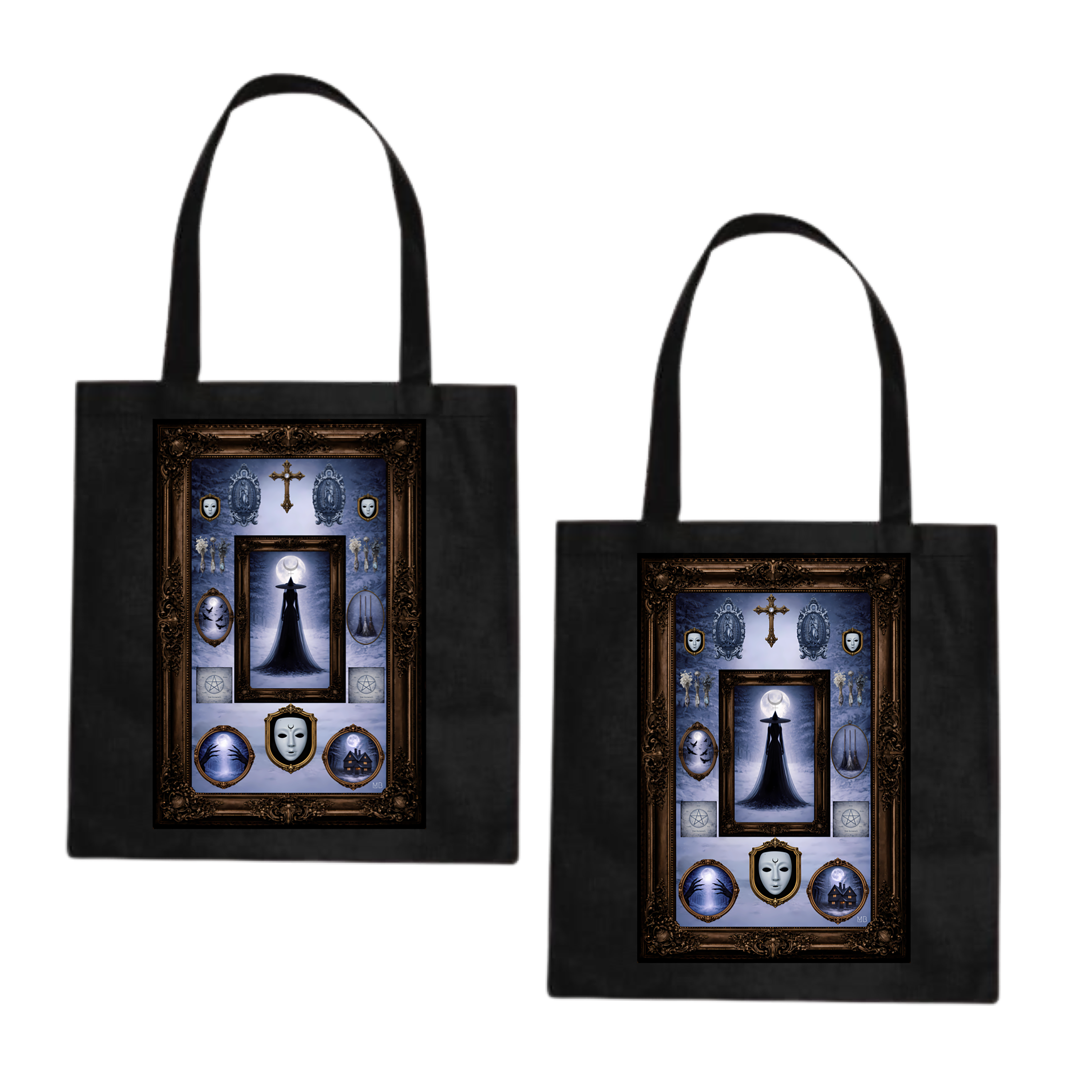 Snow Moon Tote bag