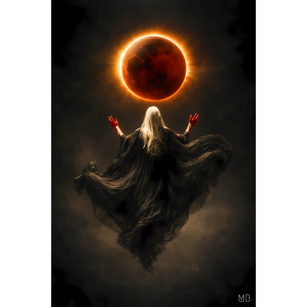 Eclipse Blood Moon 12x18" Poster