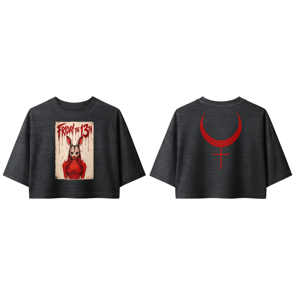 Friday the 13th Bunny Premium Crop