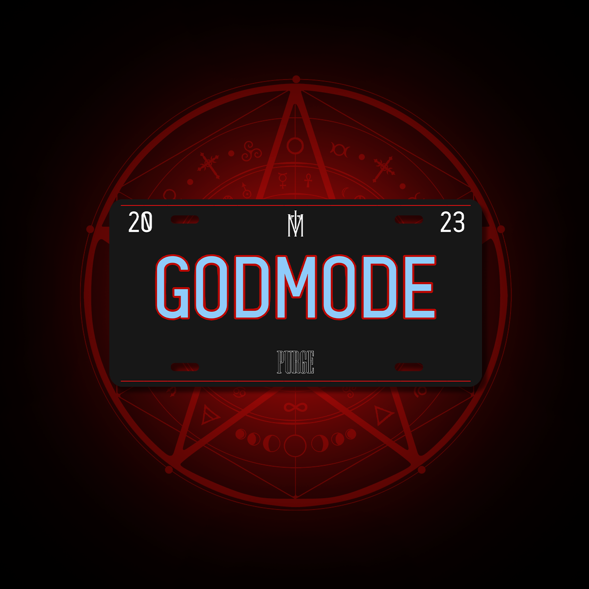 GODMODE License Plate