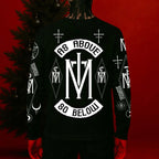 As Above Black Crewneck Sweater