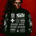 As Above Black Crewneck Sweater