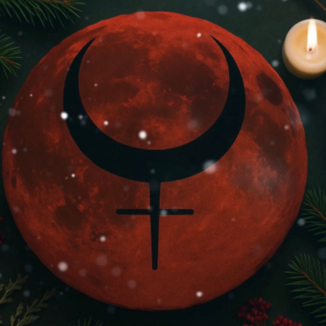 10x10" Witch Moon Pillow