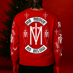 As Above Red Crewneck Sweater