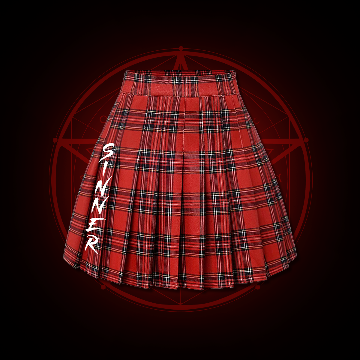 Sinner Plaid Skirt