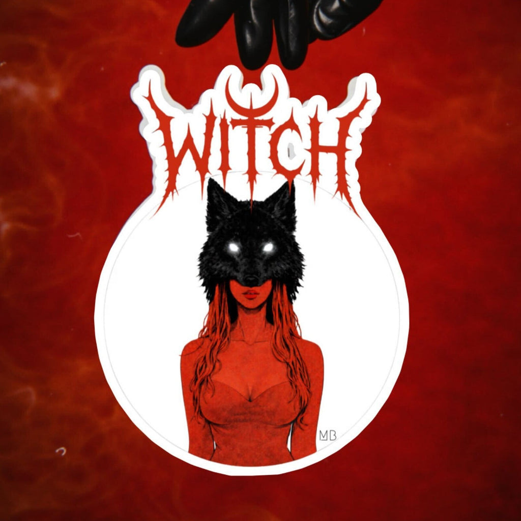 Wolf Moon Sticker