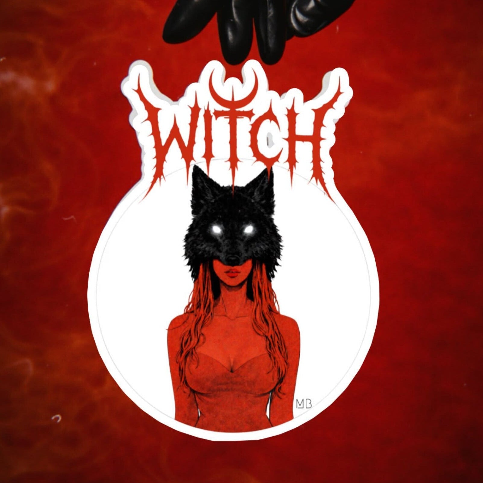 Wolf Moon Sticker