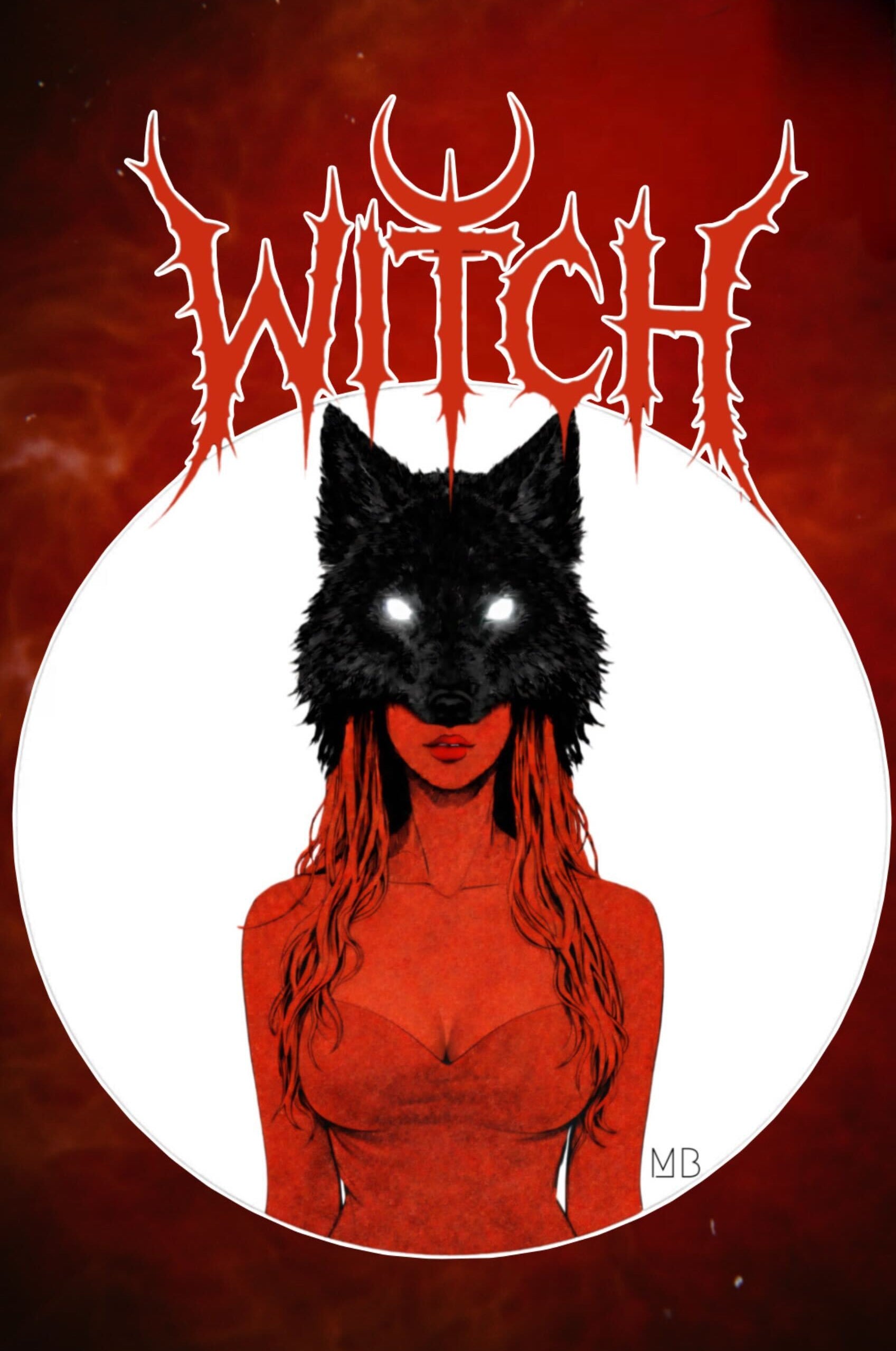Wolf Moon Sticker