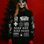 As Above Black Crewneck Sweater