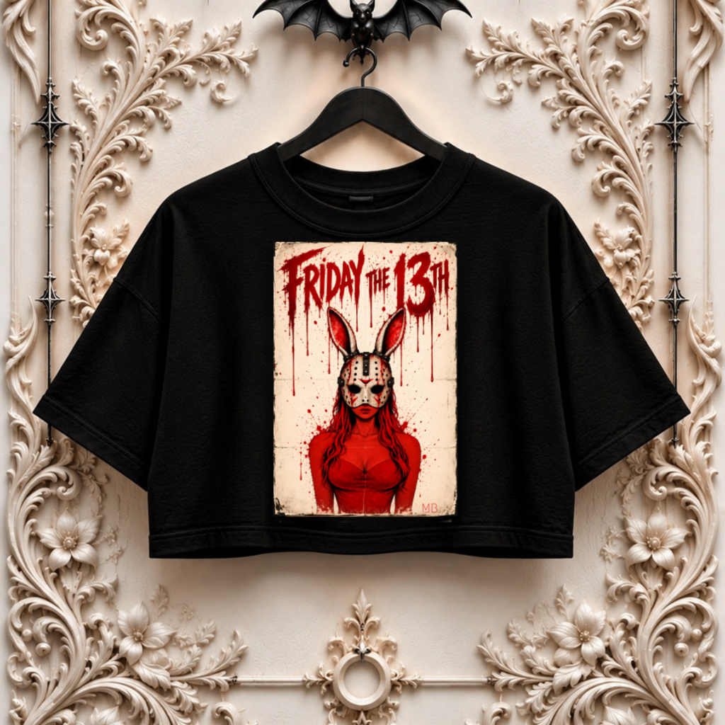 Friday the 13th Bunny Premium Crop